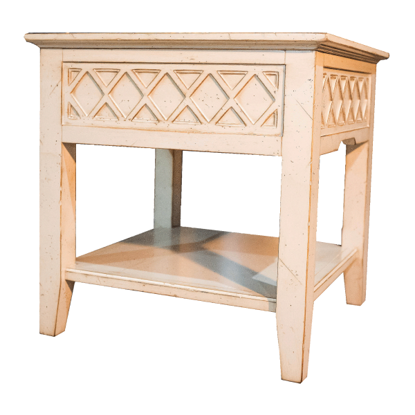 деревянный столик под лампу в старинном стиле