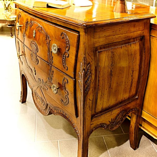 antique wooden chest of drawers with carved pattern to order