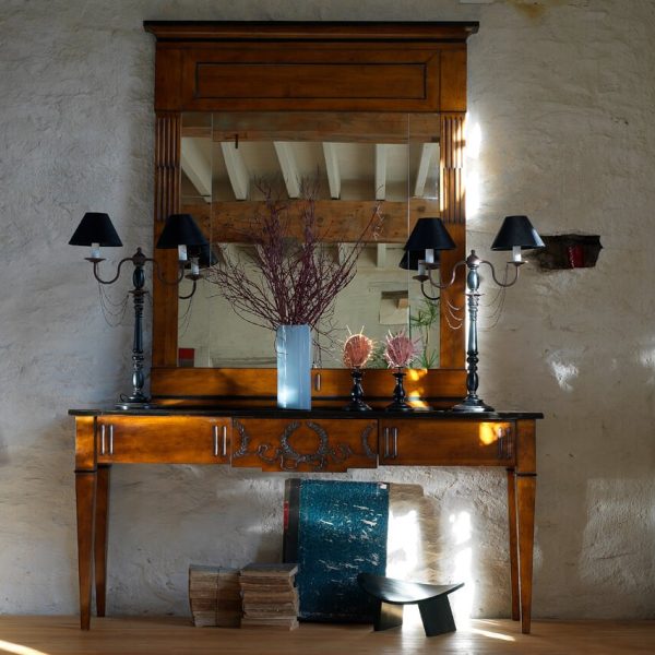 деревянная консколь в стиле Ампир мебель премиум класса